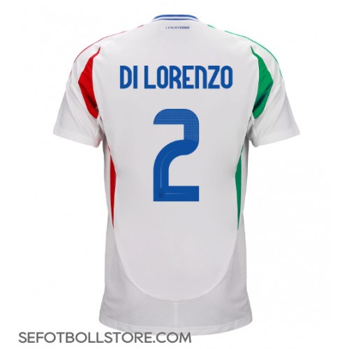 Italien Giovanni Di Lorenzo #2 Replika Bortatröja EM 2024 Kortärmad